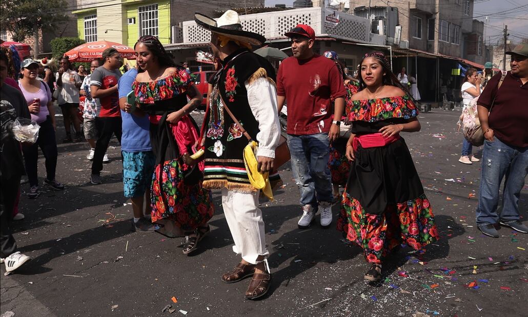 Representación de la Batalla de Puebla en el Peñón de los Baños, el 5 de mayo de 2025. Foto: Fernanda Rojas/EL UNIVERSAL