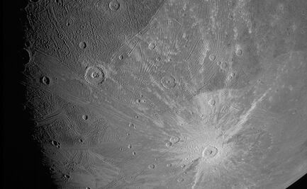 Revelan las primeras fotografías de la luna Gamínedes, de Júpiter