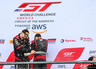 El piloto Martín Fuentes arranca con el pie derecho el GT World Challenge America