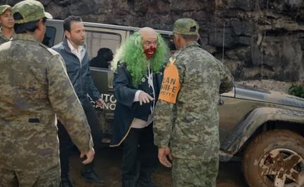 VIDEO Brozo y Loret visitan “set” donde AMLO grabó “su visita fallida a Acapulco”