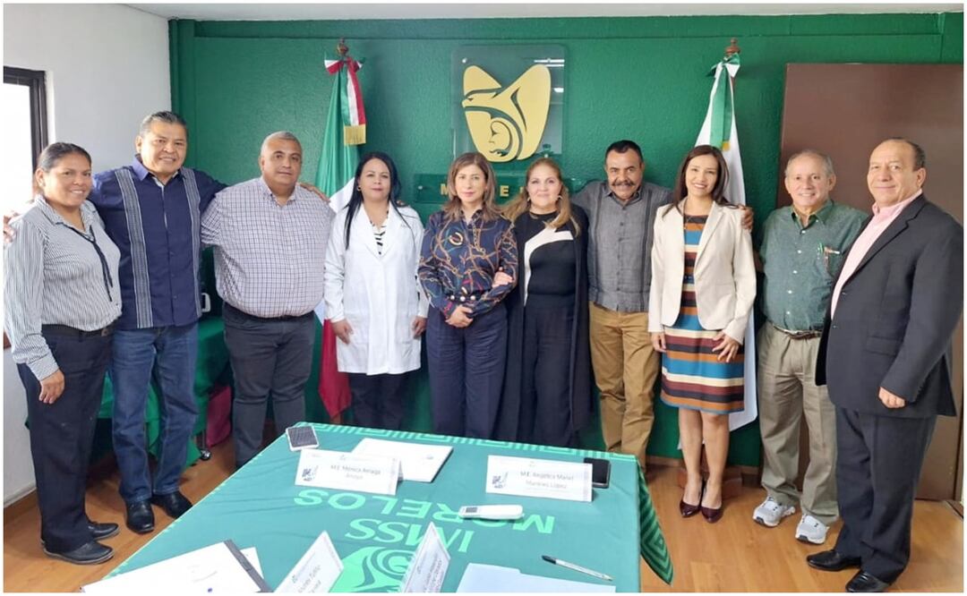 La médica Mónica Arriaga Arroyo es designada encargada de despacho en IMMS Morelos (5/12/2024). Foto: Especial