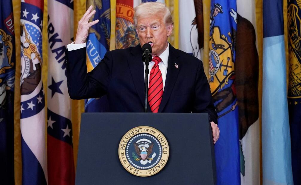 Donald Trump declaró hace unas semanas su intención de despedir al presidente de la Fed. Foto: AP