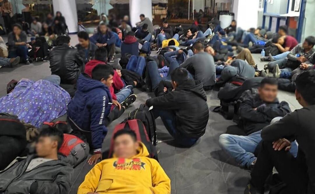 Migrantes rescatados en Veracruz/ Foto: Especial