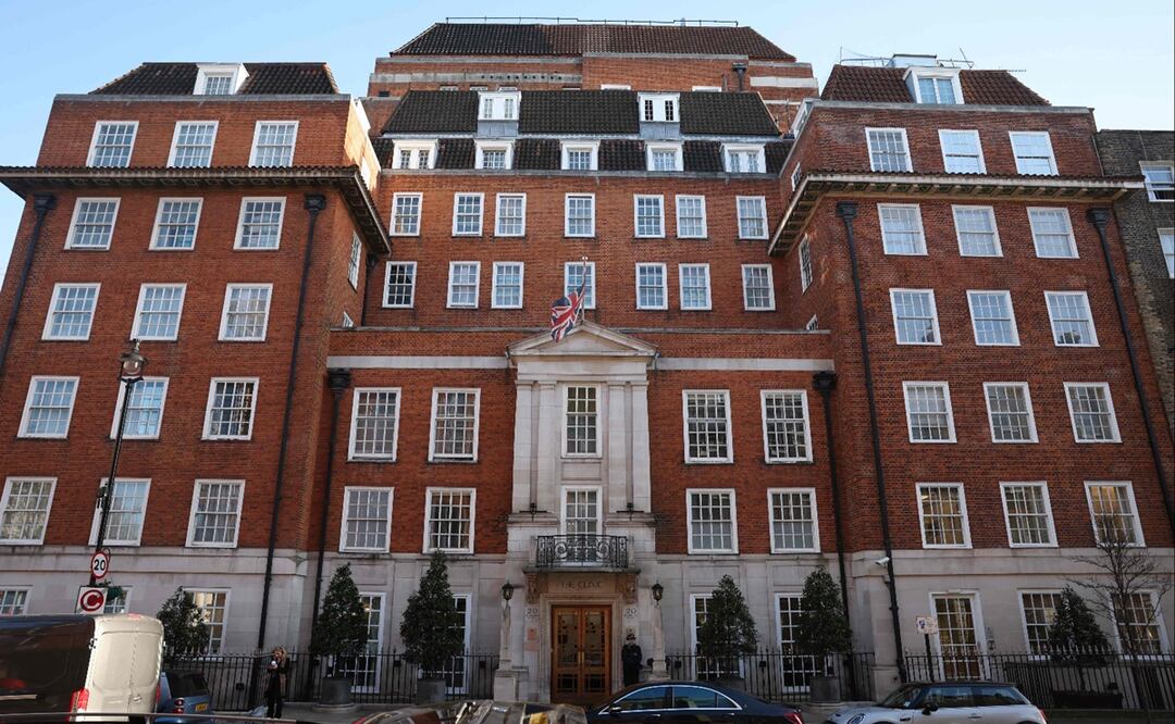 La London Clinic, donde han sido atendidos la princesa Kate Middleton y el rey Carlos III. FOTO: AFP