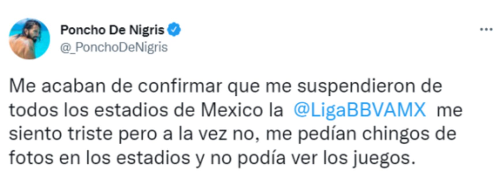 Poncho de Nigris tras recibir veto de la Liga MX, “bola de ratas corruptas”