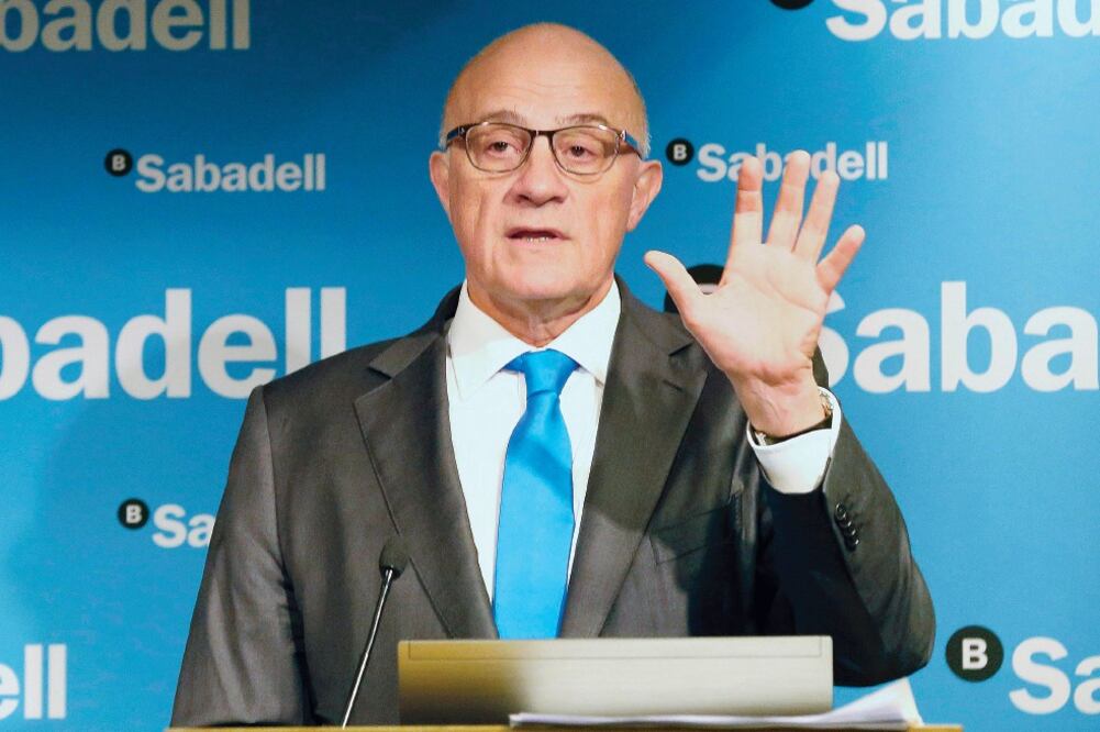 Josep Oliu, presidente del banco de origen catalán que comenzará a operar en México, enfocando su estrategia al sector empresarial (ARCHIVO EL UNIVERSAL)