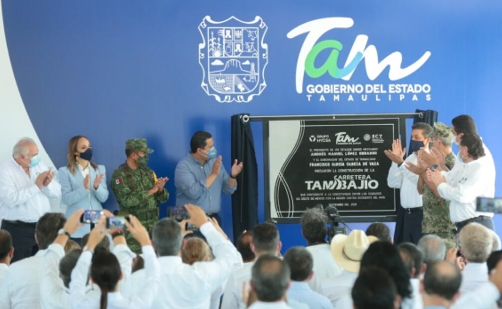 Dan banderazo de arranque a carretera que unirá al Bajío con Sur de Tamaulipas