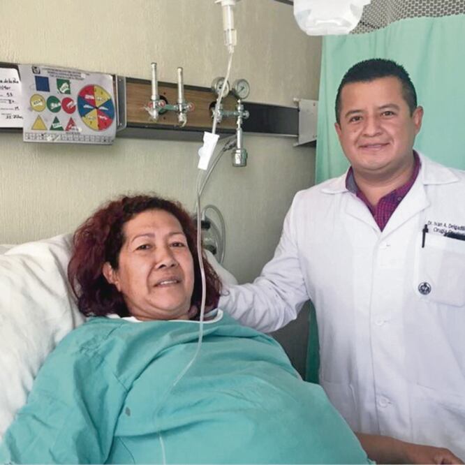 La tumoración se encontraba en una zona muy compleja, que tenía íntima relación con el bazo y un riñón, órganos que estaban en riesgo al ser invadidos por las células cancerígenas, informó un especialista. CORTESÍA IMSS