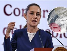 Sheinbaum asegura que alertará en caso de tormenta tropical; "lo estaremos informando oportunamente", dice