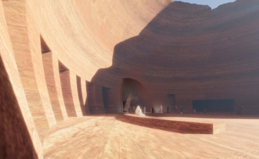 El resort de lujo que “esculpirán” en las montañas de Arabia Saudita