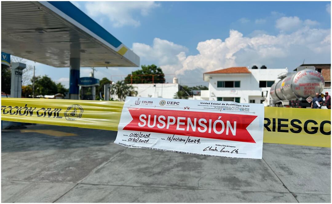 Este 16 de octubre se reportó el derrame de combustible en drenaje de Cuauhtémoc, Colima. Foto: Especial