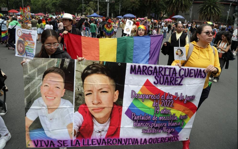 Personas con discapacidad, familias con infancias y colectivos de búsqueda encabezan la 47 Marcha del Orgullo LGBT+ 2025 en la Ciudad de México, el sábado 28 de junio de 2025. Foto: Carlos Mejía/EL UNIVERSAL