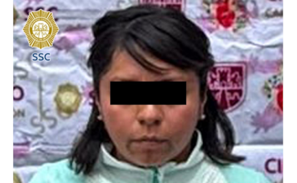 Capturan a presunta integrante del Grupo 2 de Abril, facción de la Fuerza Antiunión, en colonia Guerrero