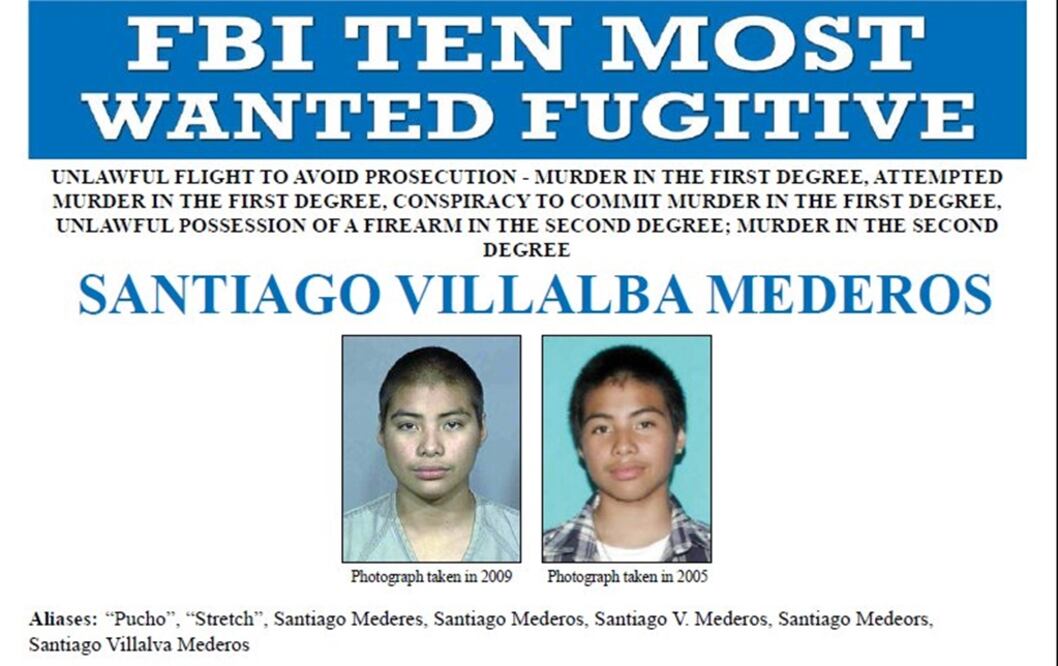 FBI incluye a pandillero entre 10 fugitivos más buscados; podría estar en México