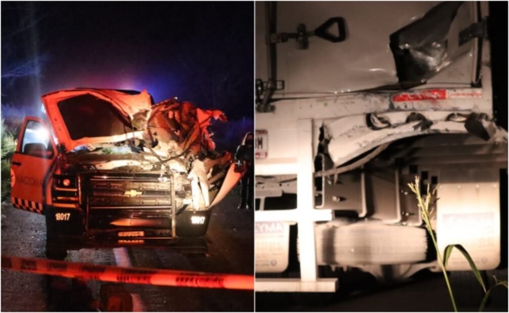 Muere subinspector de la Guardia Nacional en accidente en la Maxipista Mazatlán-Culiacán