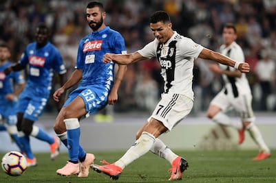 Cristiano lidera victoria de Juventus ante el Napoli