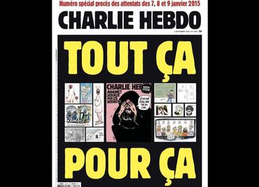 "No nos pondrán de rodillas": Charlie Hebdo publica nuevamente caricatura sobre Mahoma