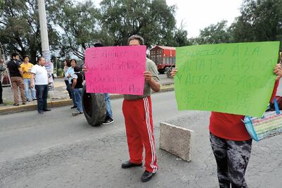 Cuautitlán: exigen reanudar abasto de agua