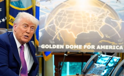 Cúpula Dorada de EU: ¿Cómo es el ambicioso escudo antimisiles con el que Trump quiere proteger a EU?