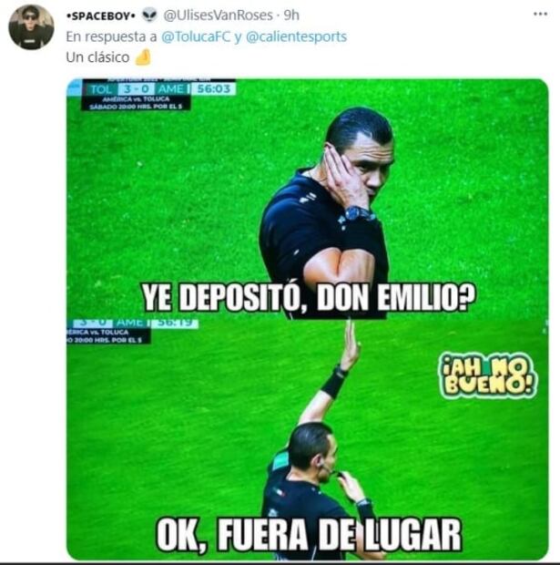 América perdió ante Toluca y fue víctima de los memes