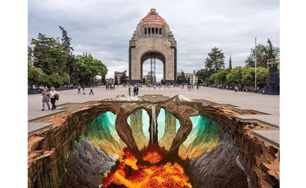Pintarán murales 3D por primera vez en la CDMX