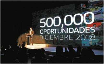 Uber empleará a medio millón de conductores en 2018