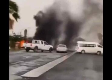 Jornada violenta en Monterrey: reportan narcobloqueos y vehículos incendiados en Linares y Montemorelos