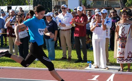 Mara Lezama inaugura la primera pista de atletismo certificada; cuenta con estándares internaciones 