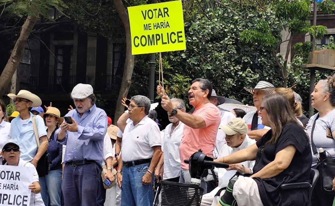 inconformes con elección judicial se manifiestan Cuernavaca, Morelos (01/06/2025). Foto: Justino Miranda / EL UNIVERSAL
