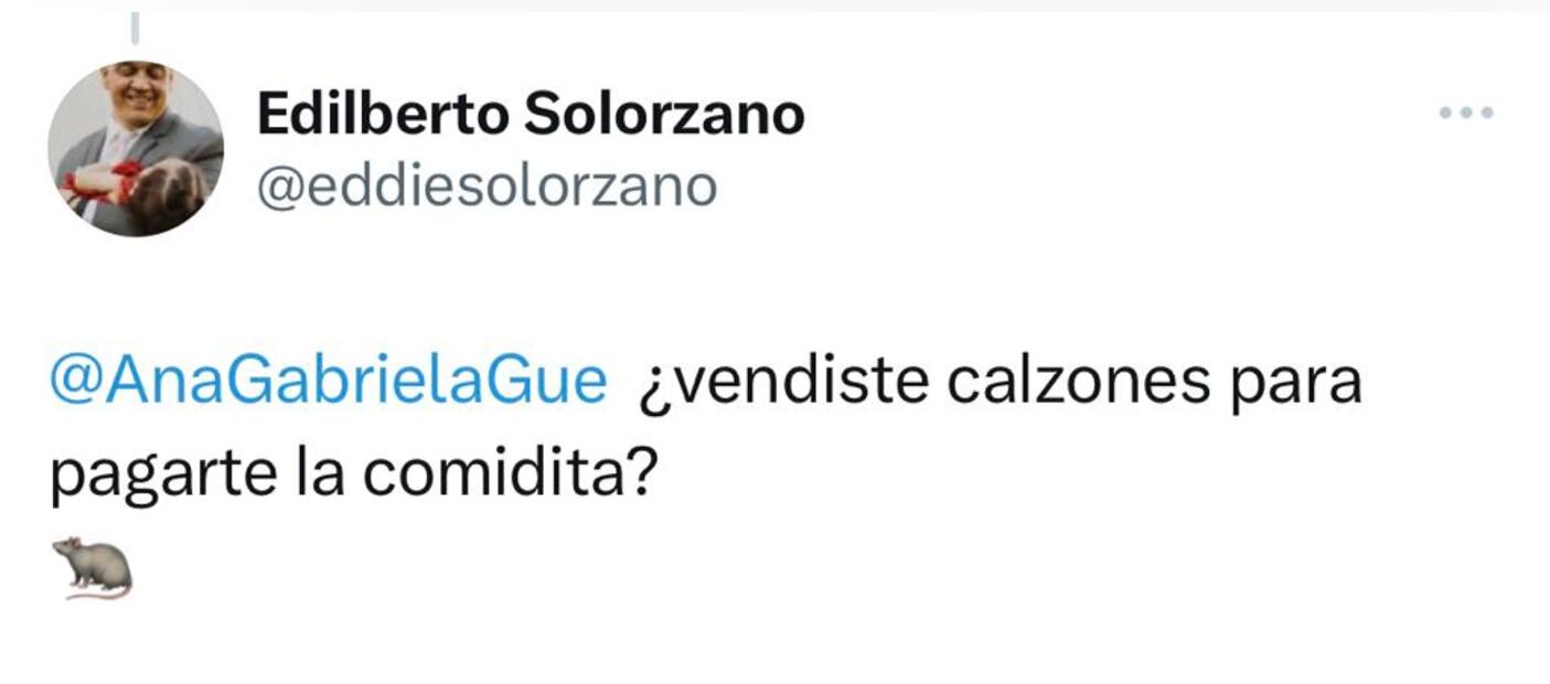 Tweets de Ana Gabriela Guevara