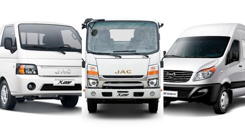 JAC presenta en México nueva línea de vehículos comerciales con dos opciones eléctricas