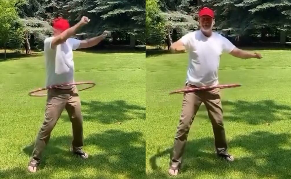 Bruce Willis fue diagnosticado en 2022 con afasia y posteriormente con demencia frontotemporal. Foto: TikTok. 