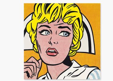 Icónico lienzo de Lichtenstein será subastado