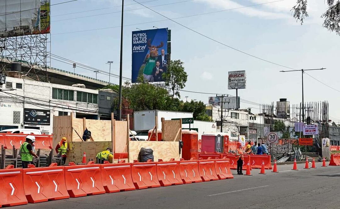 Las obras iniciaron en la avenida Gustavo Baz, en dirección a Cuautitlán
Izcalli, a la altura de Tequexquinahuac. Foto: ARTURO CONTRERAS/EL UNIVERSAL