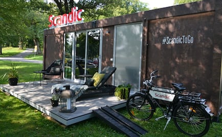 El hotel que anda de pata de perro