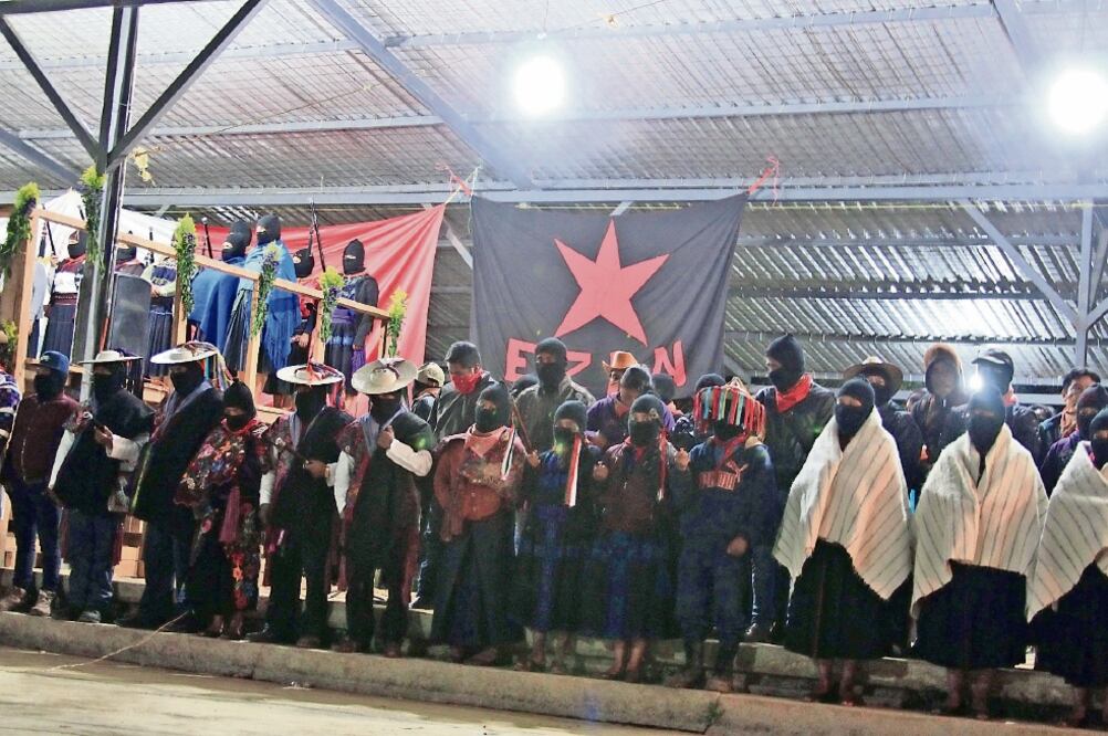 Al cumplir 24 años del alzamiento armado del EZLN, los zapatistas dijeron que su único mensaje es que hay que organizarse para la vida y no quieren el poder. (FREDY MARTÍN. EL UNIVERSAL)