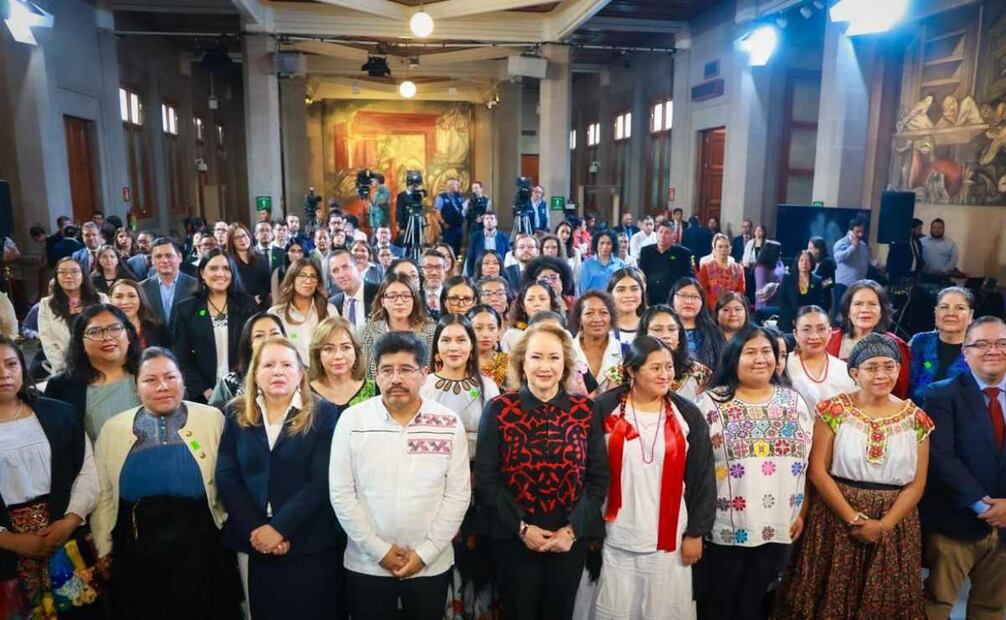 Yasmín Esquivel en el diálogo para conmemorar el Día Nacional e Internacional de las Mujeres Indígenas de la SCJN este miércoles 10 de septiembre de 2025. Foto: Especial