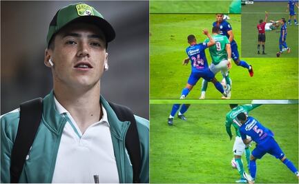 Federico Viñas explota contra el arbitraje en el Cruz Azul vs León