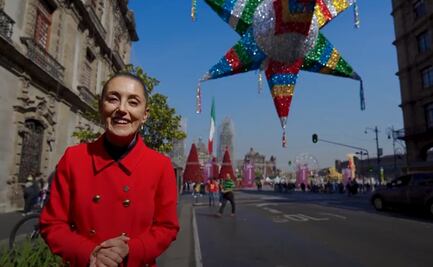 “Mi deseo es que sigamos construyendo un México más justo”, Sheinbaum da mensaje por esta Navidad