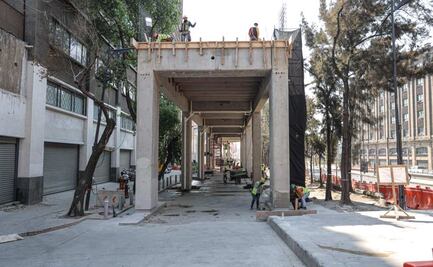Construcción del Parque Elevado avanza sobre Calzada de Tlalpan; realizan montaje de trabes de concreto