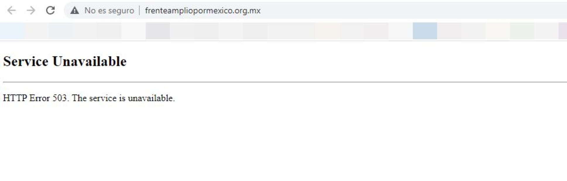 A horas de iniciar, falla plataforma para registro de “simpatías” del Frente opositor