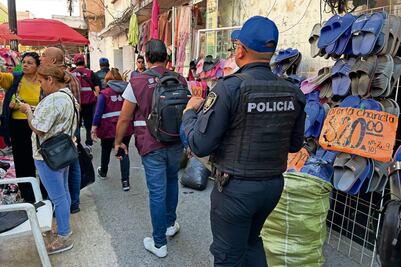 Se triplica retiro de ambulantes de la vía pública en CDMX