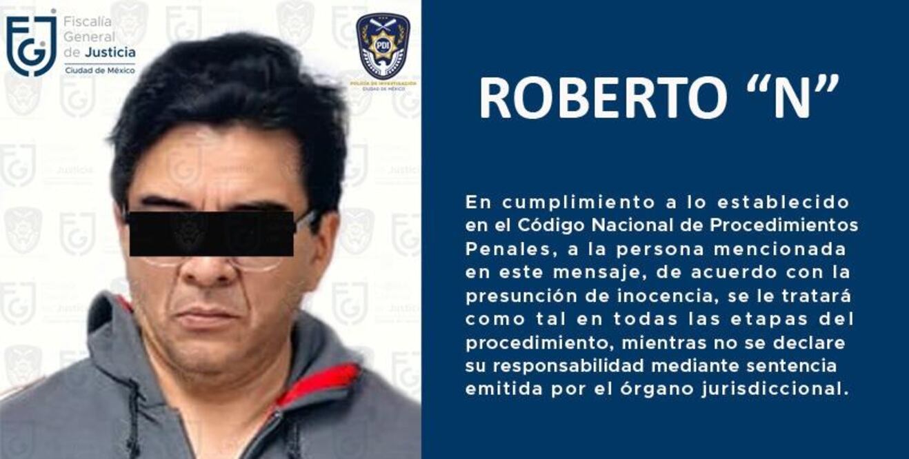 El hombre fue capturado en la colonia Roma Norte de la alcaldía Cuauhtémoc. (Foto: especial)