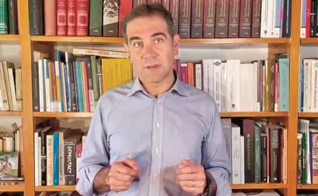 Se capacitará a más de 147 mil personas para ser funcionarios de mesas directivas para las elecciones en 2022, dijo Lorenzo Córdova. Foto: Tomada de vídeo