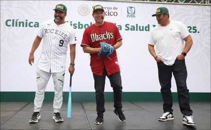 Leyendas de la Selección Mexicana de Beisbol impartieron clínica a niños en la Ciudad de México