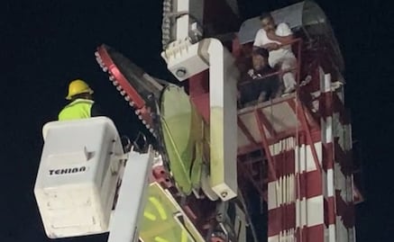 Accidente de juego mecánico en la Feria de San Miguel Arcángel y la Alfarería en Guanajuato deja cinco heridos