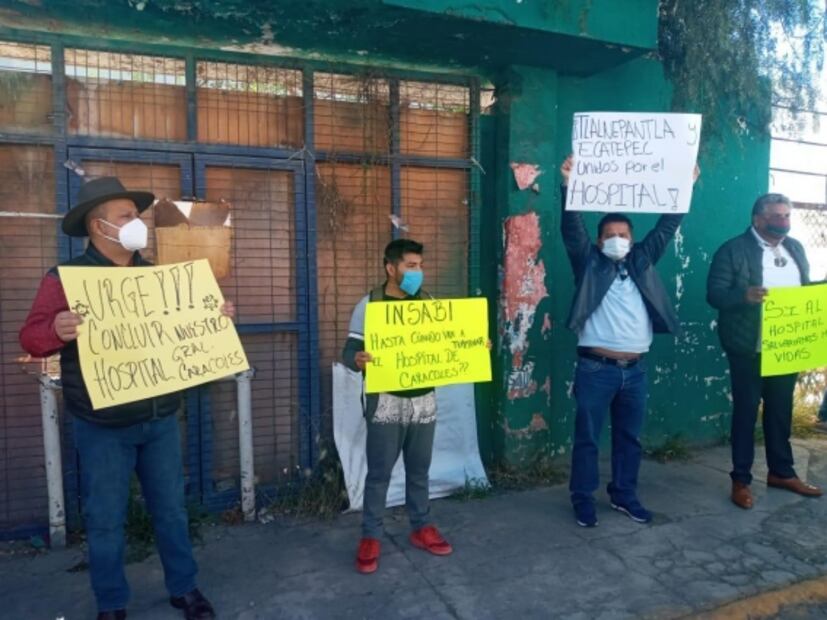 Vecinos exigen concluir hospital de especialidades en Tlalnepantla ante Covid