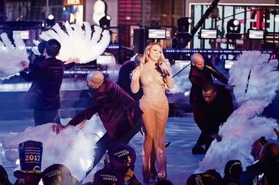 Mariah toma con humor error en NY