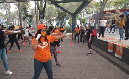 Con clase de box, candidatas de MC confirman compromiso en seguridad para mujeres