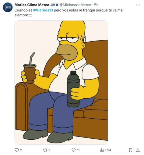 Viernes 13: los mejores memes para burlarse de la mala suerte; usuarios no perdonan. Fuente: X